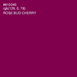 #81004E - Rose Bud Cherry Color Image